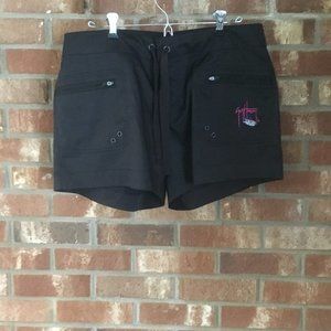 Guy Harvey Women's Swim Trunks  Size 10  Black